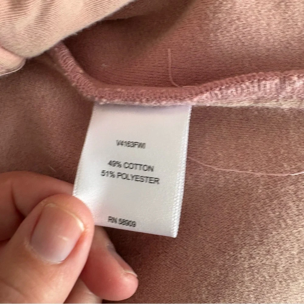Chelsea & Violet Women’s Pink Heavy Button Down Double Pocket Sherpa Shacket - L - Picture 8 of 8